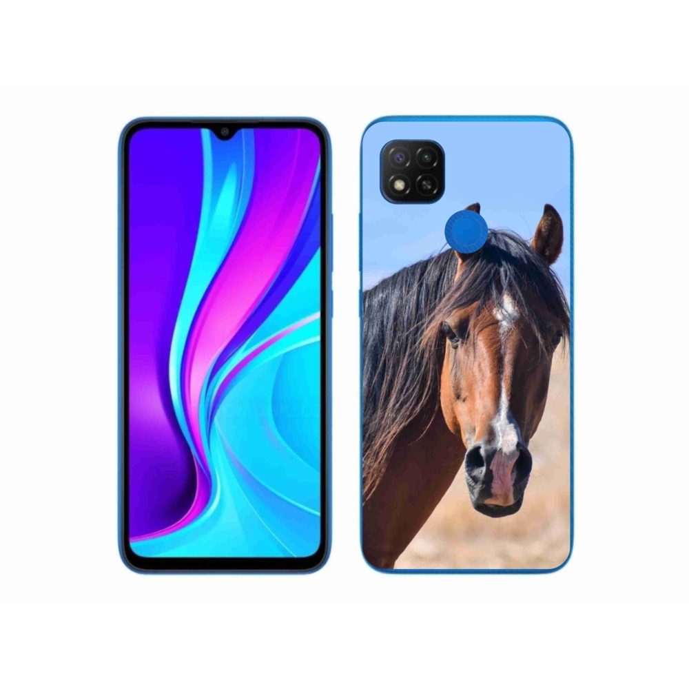 Gélový kryt mmCase na Xiaomi Redmi 9C - pokojný kôň