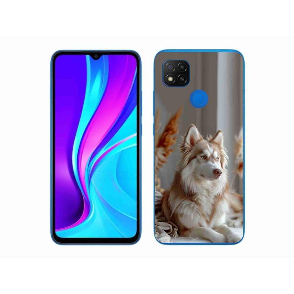Gélový kryt mmCase na Xiaomi Redmi 9C - pokojný sibírsky husky