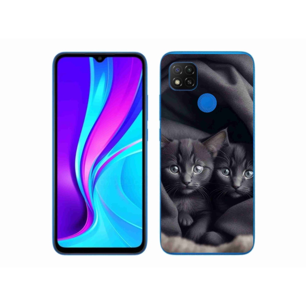 Gélový kryt mmCase na Xiaomi Redmi 9C - mačacie duo