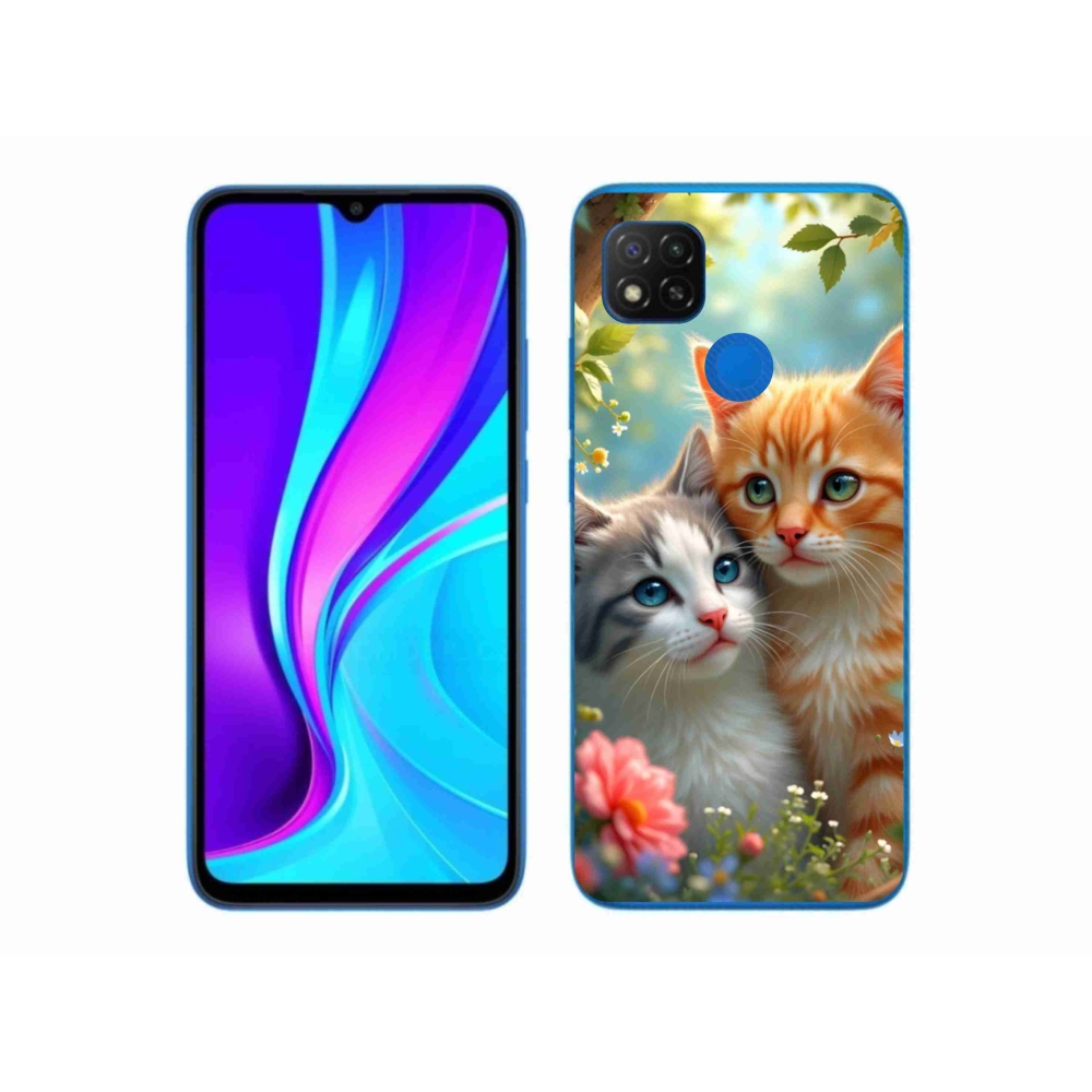 Gélový kryt mmCase na Xiaomi Redmi 9C - mačacia láska 2