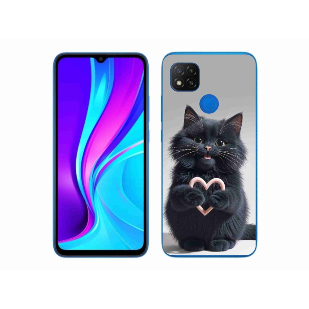 Gélový kryt mmCase na Xiaomi Redmi 9C - mačacia láska 3