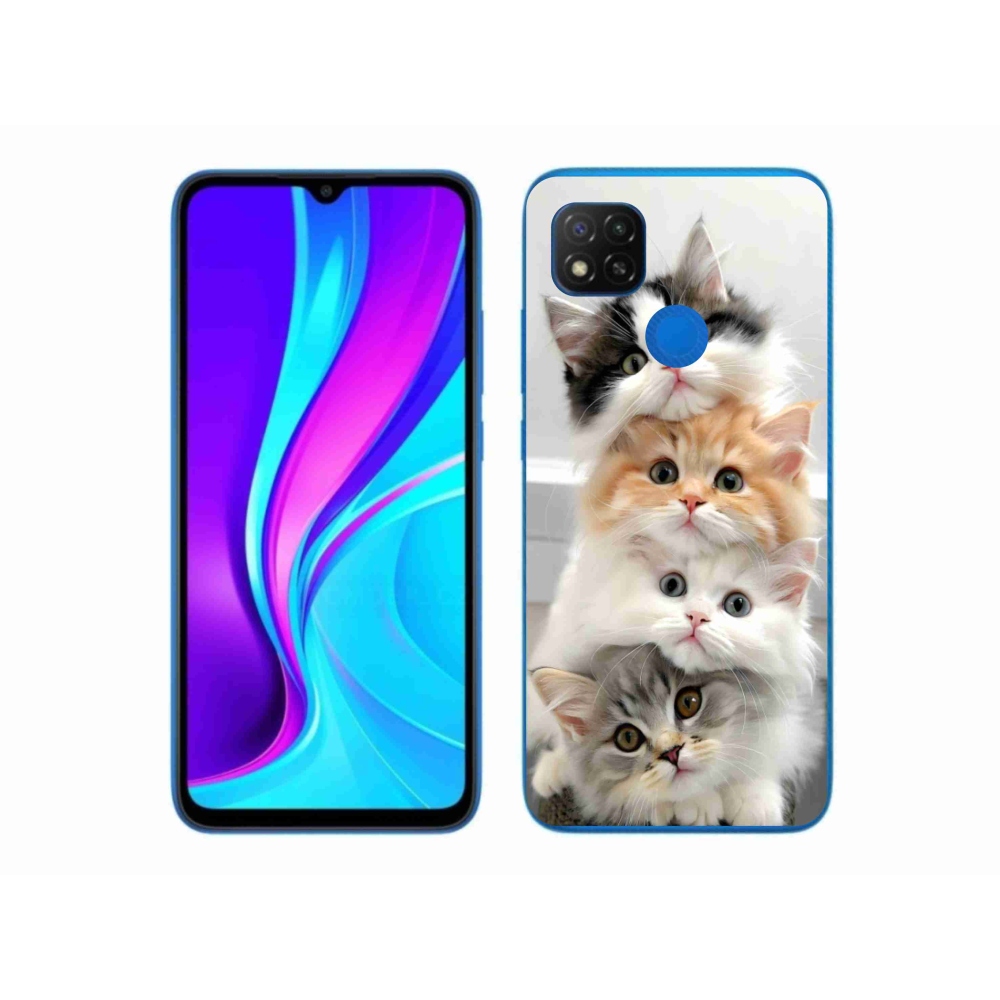 Gélový kryt mmCase na Xiaomi Redmi 9C - mačacia partia