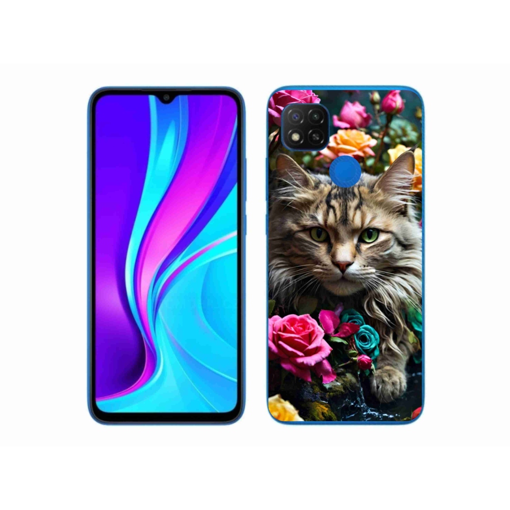 Gélový kryt mmCase na Xiaomi Redmi 9C - mačacie pohľad 2