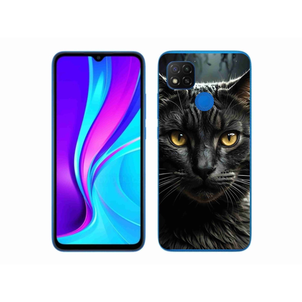 Gélový kryt mmCase na Xiaomi Redmi 9C - mačacie pohľad 3