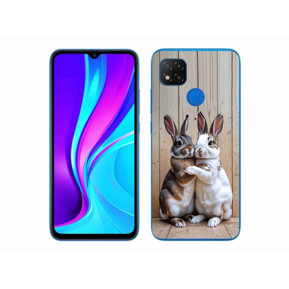 Gélový kryt mmCase na Xiaomi Redmi 9C - králičie pár