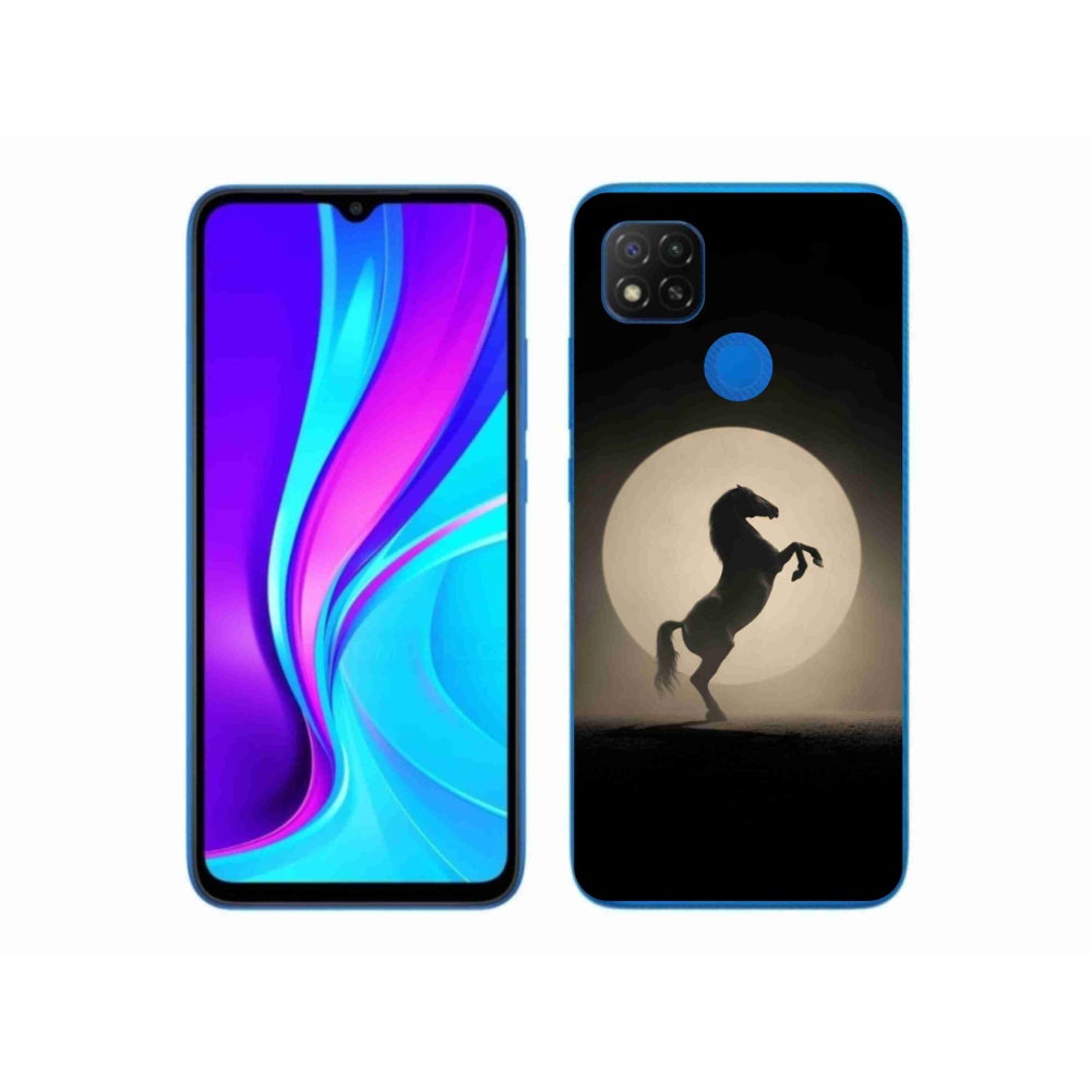 Gélový kryt mmCase na Xiaomi Redmi 9C - kôň v siluete