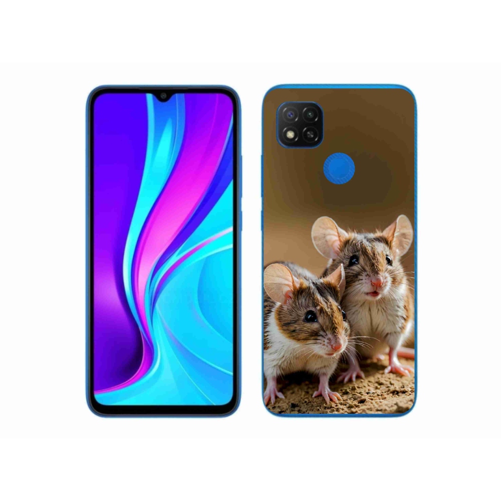 Gélový kryt mmCase na Xiaomi Redmi 9C - myší duo