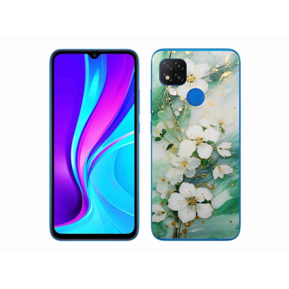 Gélový kryt mmCase na Xiaomi Redmi 9C - nežné kvety