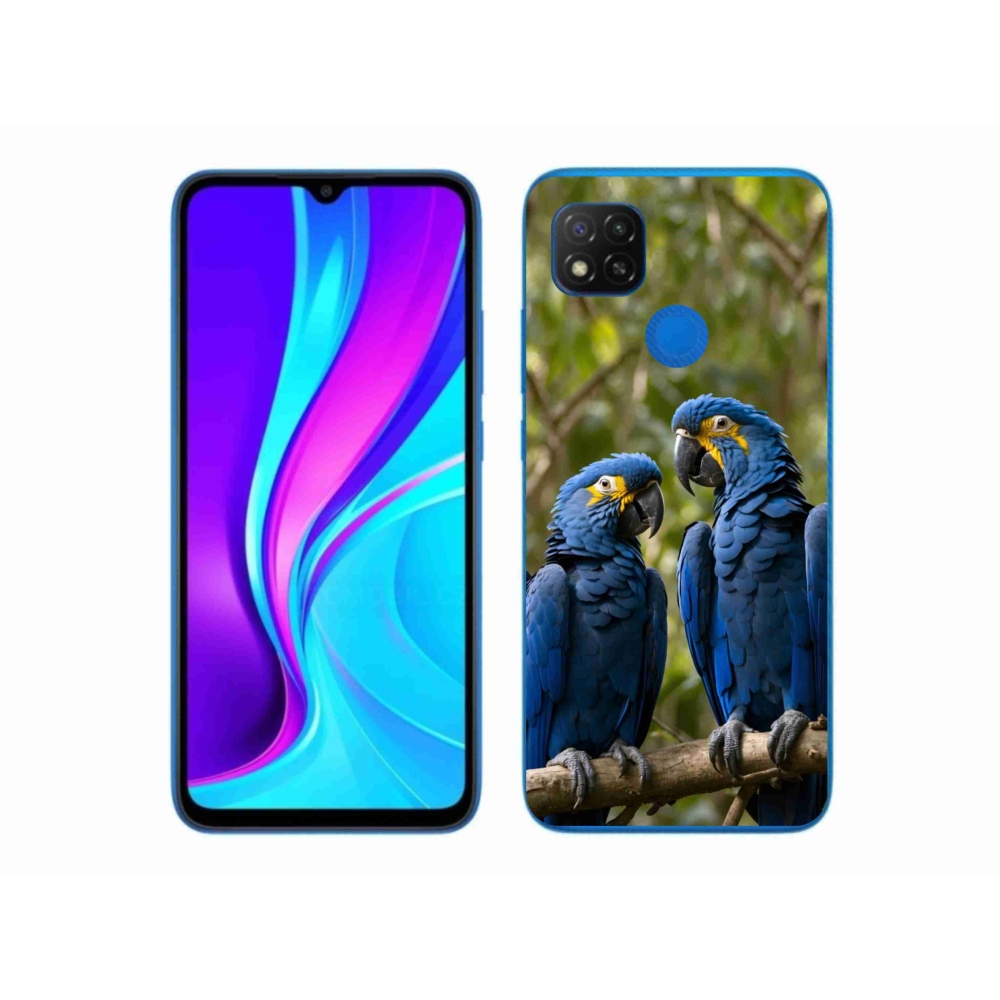 Gélový kryt mmCase na Xiaomi Redmi 9C - papagájové duo