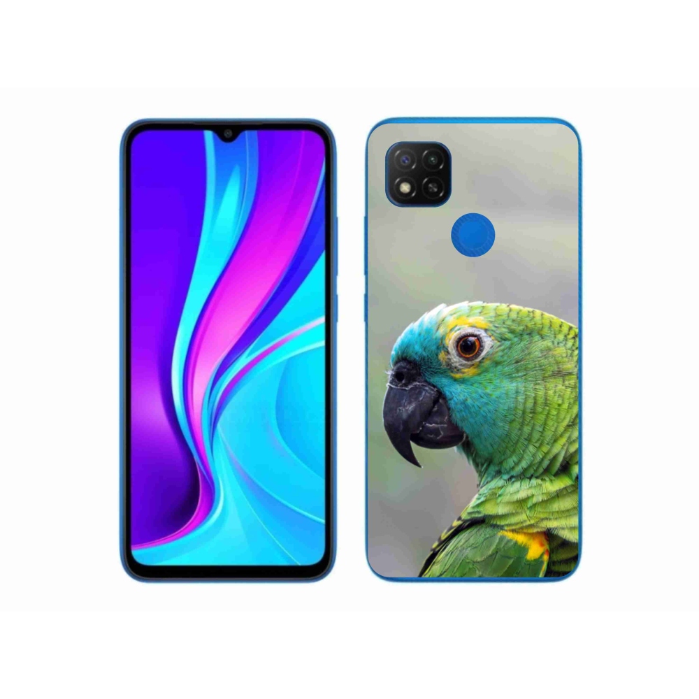 Gélový kryt mmCase na Xiaomi Redmi 9C - papagáj amazoňan
