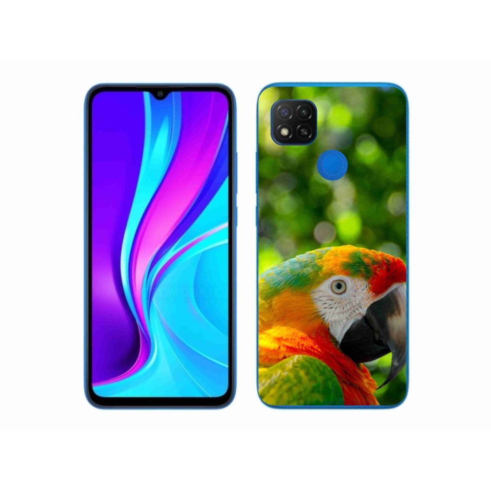 Gélový kryt mmCase na Xiaomi Redmi 9C - papagáj ara 3