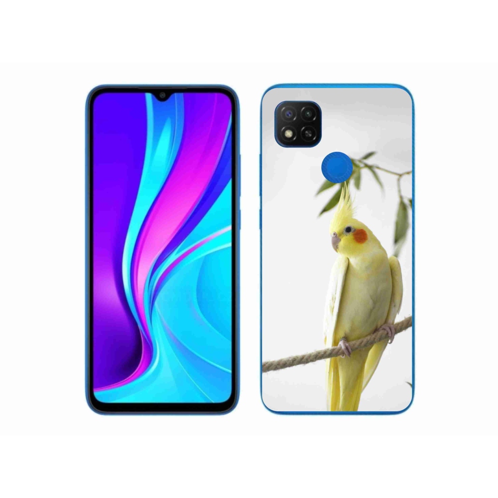 Gélový kryt mmCase na Xiaomi Redmi 9C - papagáj korela chocholatá