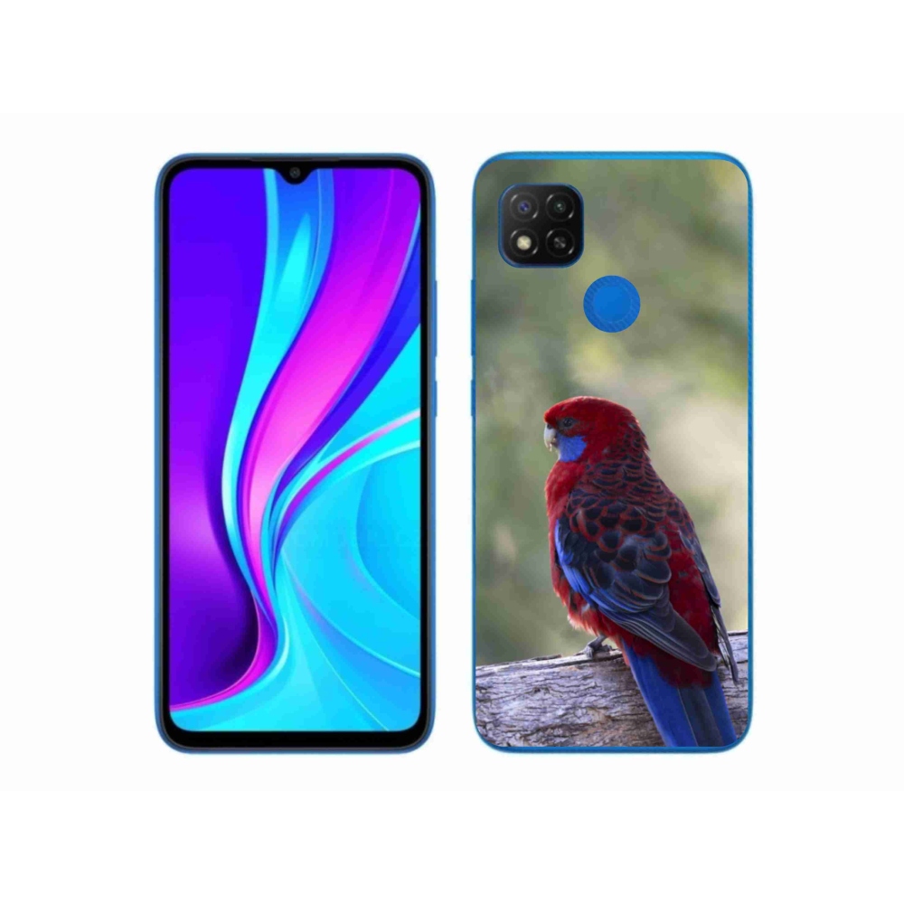 Gélový kryt mmCase na Xiaomi Redmi 9C - papagáj rosela