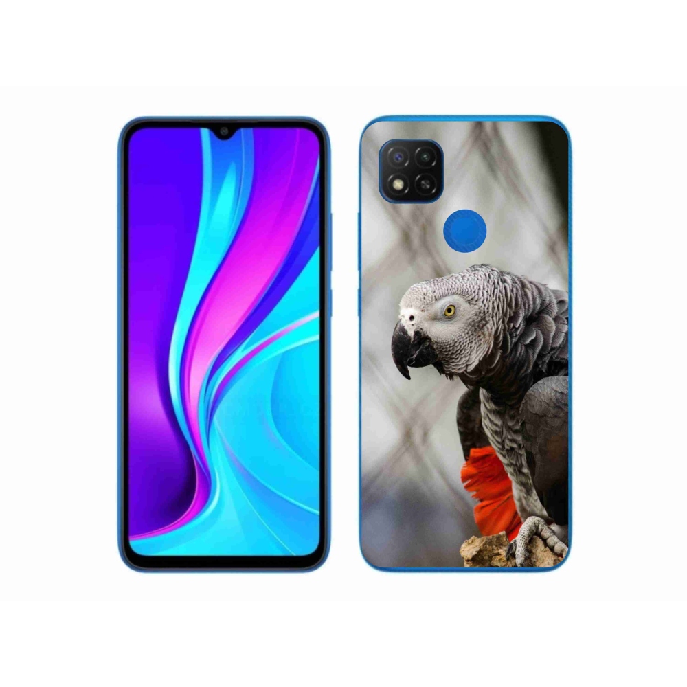 Gélový kryt mmCase na Xiaomi Redmi 9C - papagáj žako 3