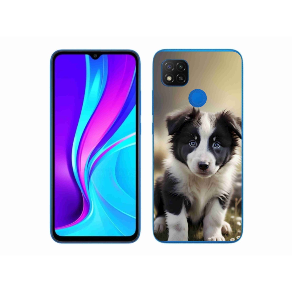 Gélový kryt mmCase na Xiaomi Redmi 9C - roztomilá border kólia