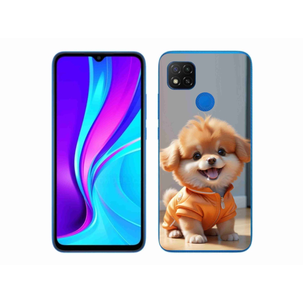 Gélový kryt mmCase na Xiaomi Redmi 9C - roztomilý pomeranian v mikine