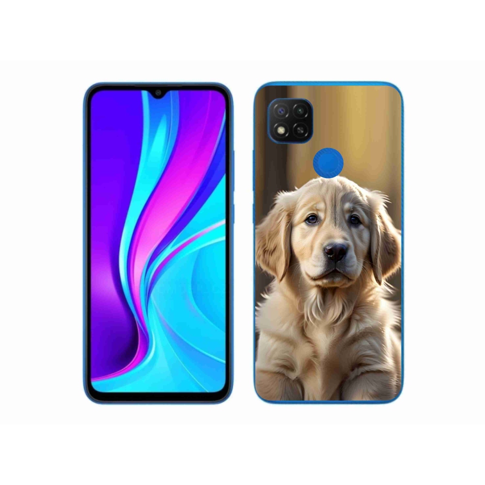 Gélový kryt mmCase na Xiaomi Redmi 9C - roztomilý zlatý retriever