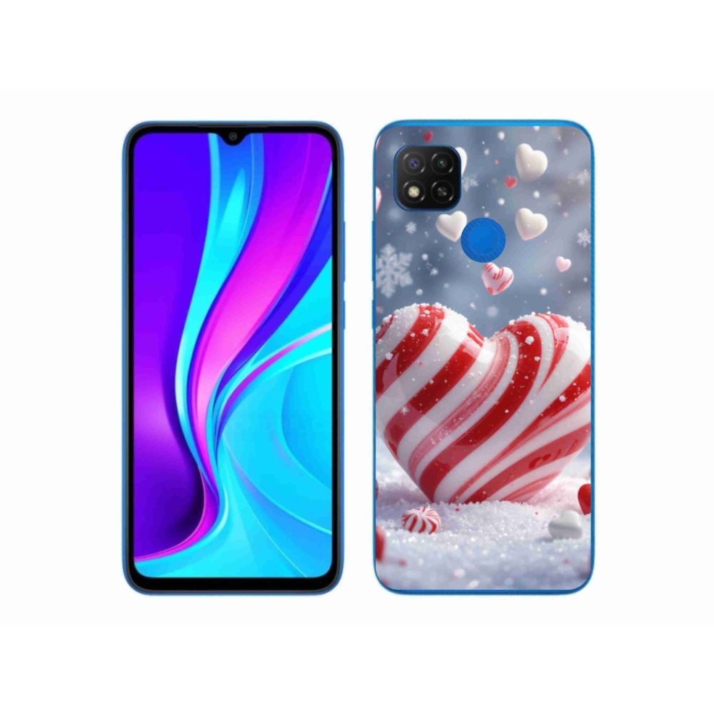 Gélový kryt mmCase na Xiaomi Redmi 9C - sladké srdce