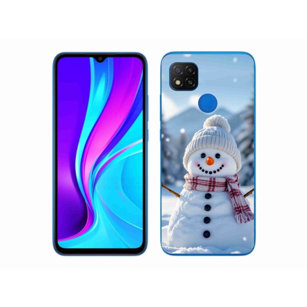 Gélový kryt mmCase na Xiaomi Redmi 9C - snehuliak 3