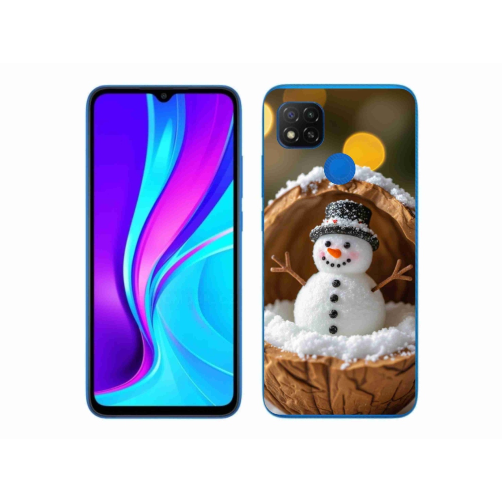 Gélový kryt mmCase na Xiaomi Redmi 9C - snehuliak 4