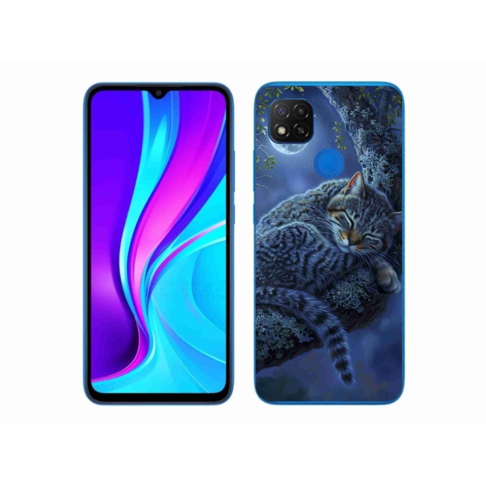 Gélový kryt mmCase na Xiaomi Redmi 9C - spiaca mačka
