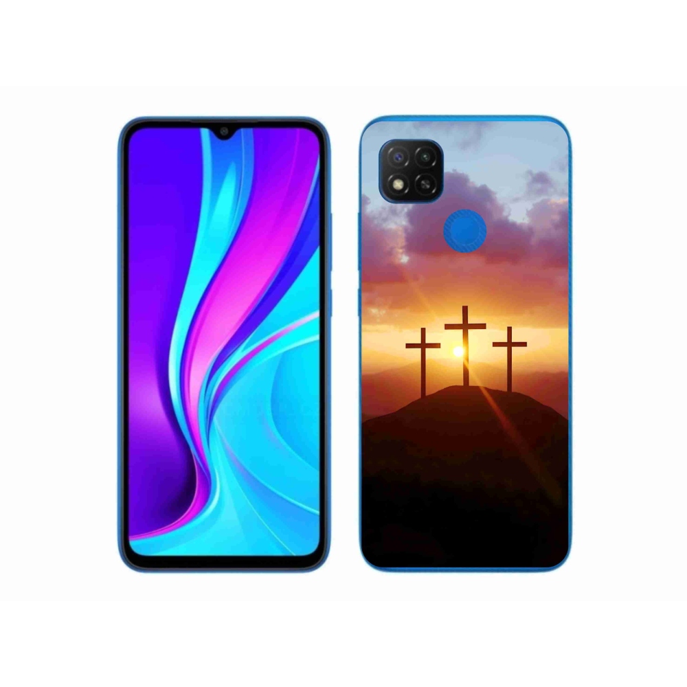 Gélový kryt mmCase na Xiaomi Redmi 9C - tri kríža