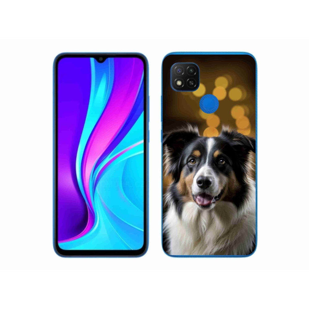 Gélový kryt mmCase na Xiaomi Redmi 9C - usmievavý austrálsky ovčiak
