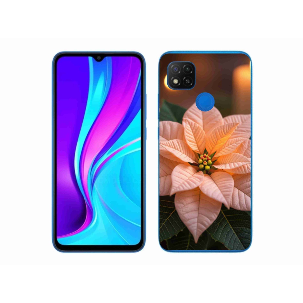 Gélový kryt mmCase na Xiaomi Redmi 9C - vianočná hviezda