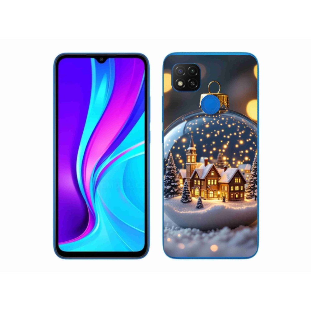 Gélový kryt mmCase na Xiaomi Redmi 9C - vianočné gule 4