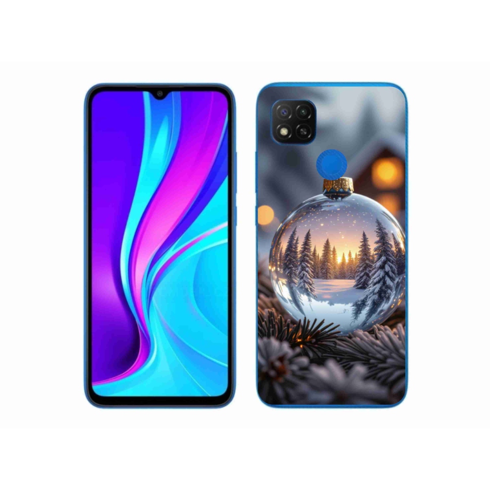 Gélový kryt mmCase na Xiaomi Redmi 9C - vianočná ozdoba