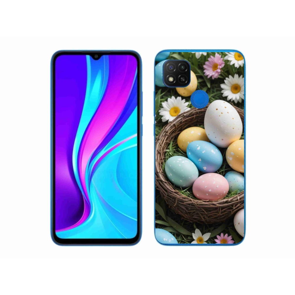 Gélový kryt mmCase na Xiaomi Redmi 9C - veľkonočné vajíčka 2