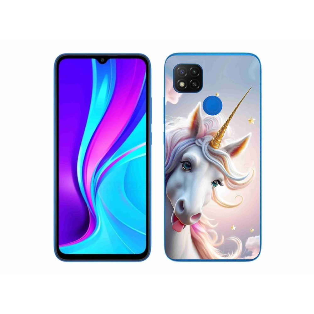Gélový kryt mmCase na Xiaomi Redmi 9C - veselý jednorožec