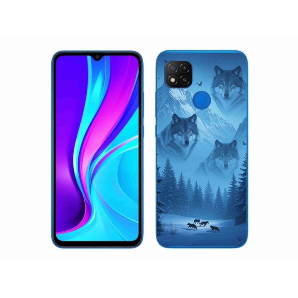 Gélový kryt mmCase na Xiaomi Redmi 9C - vlčia svorka