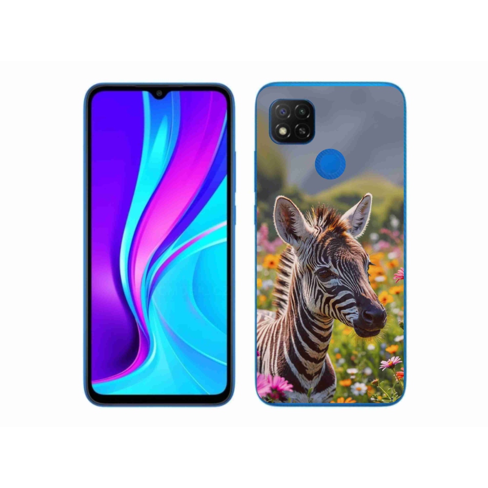 Gélový kryt mmCase na Xiaomi Redmi 9C - zebra na lúke