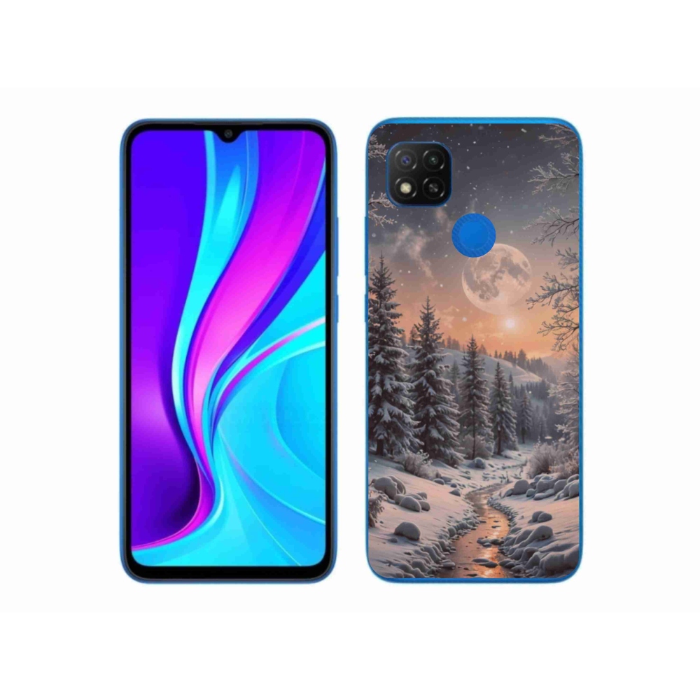 Gélový kryt mmCase na Xiaomi Redmi 9C - zimná krajina 2