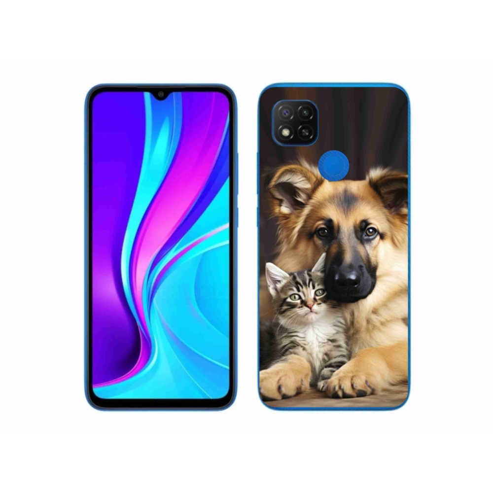 Gélový kryt mmCase na Xiaomi Redmi 9C - zvieracie priateľstvo