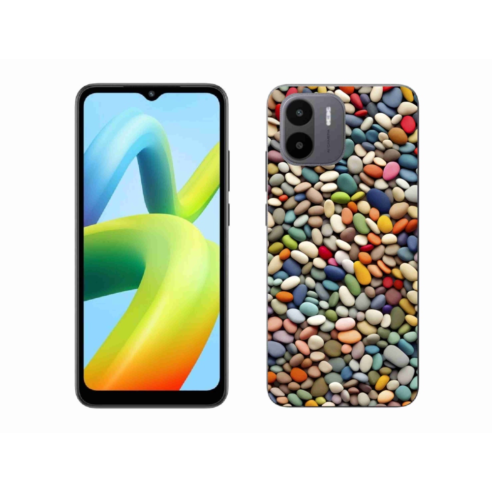 Gélový kryt mmCase na Xiaomi Redmi A1 4G - farebné kamienky 2