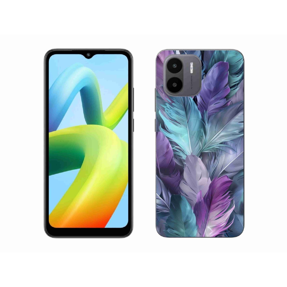 Gélový kryt mmCase na Xiaomi Redmi A1 4G - farebné perie 2