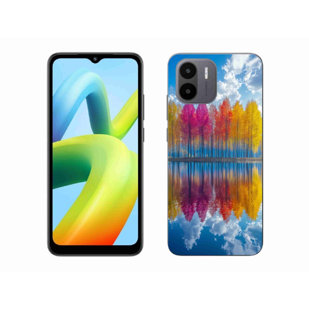 Gélový kryt mmCase na Xiaomi Redmi A1 4G - farebné stromy