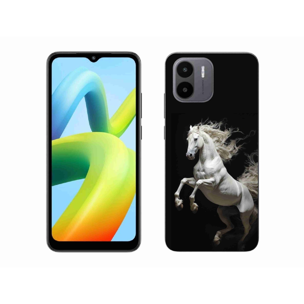 Gélový kryt mmCase na Xiaomi Redmi A1 4G - biely kôň 4