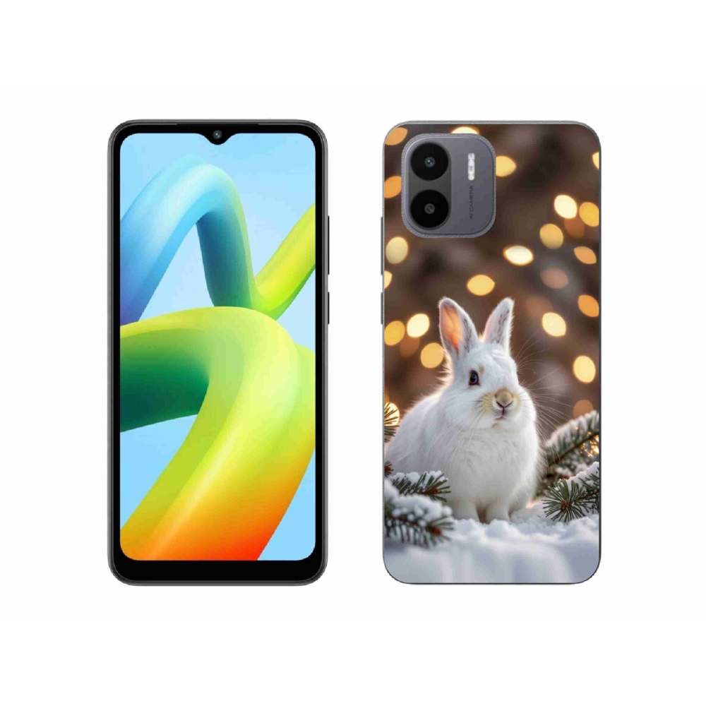 Gélový kryt mmCase na Xiaomi Redmi A1 4G - biely zajac
