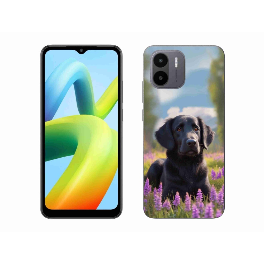 Gélový kryt mmCase na Xiaomi Redmi A1 4G - elegantný čierny retriever