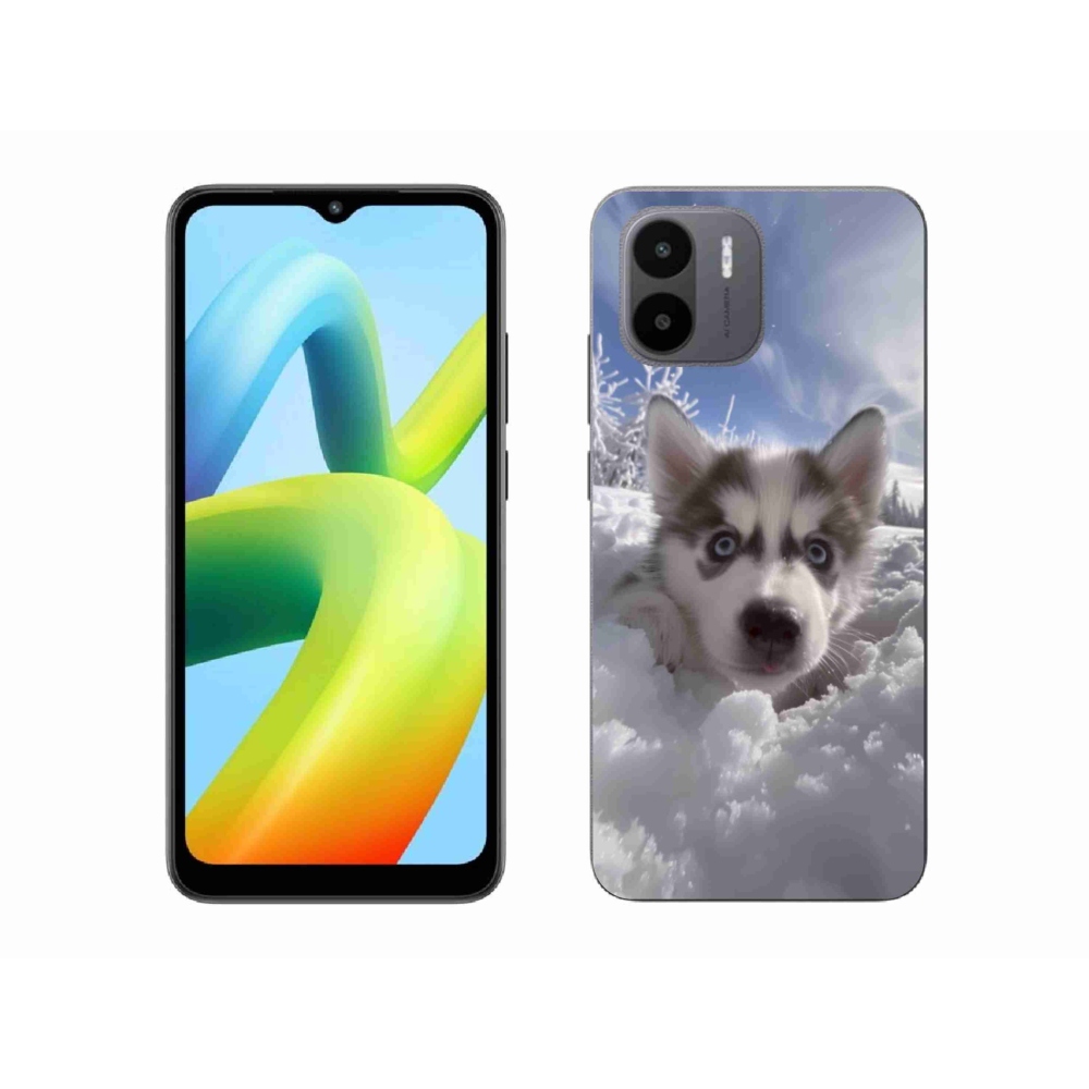 Gélový kryt mmCase na Xiaomi Redmi A1 4G - husky v snehu