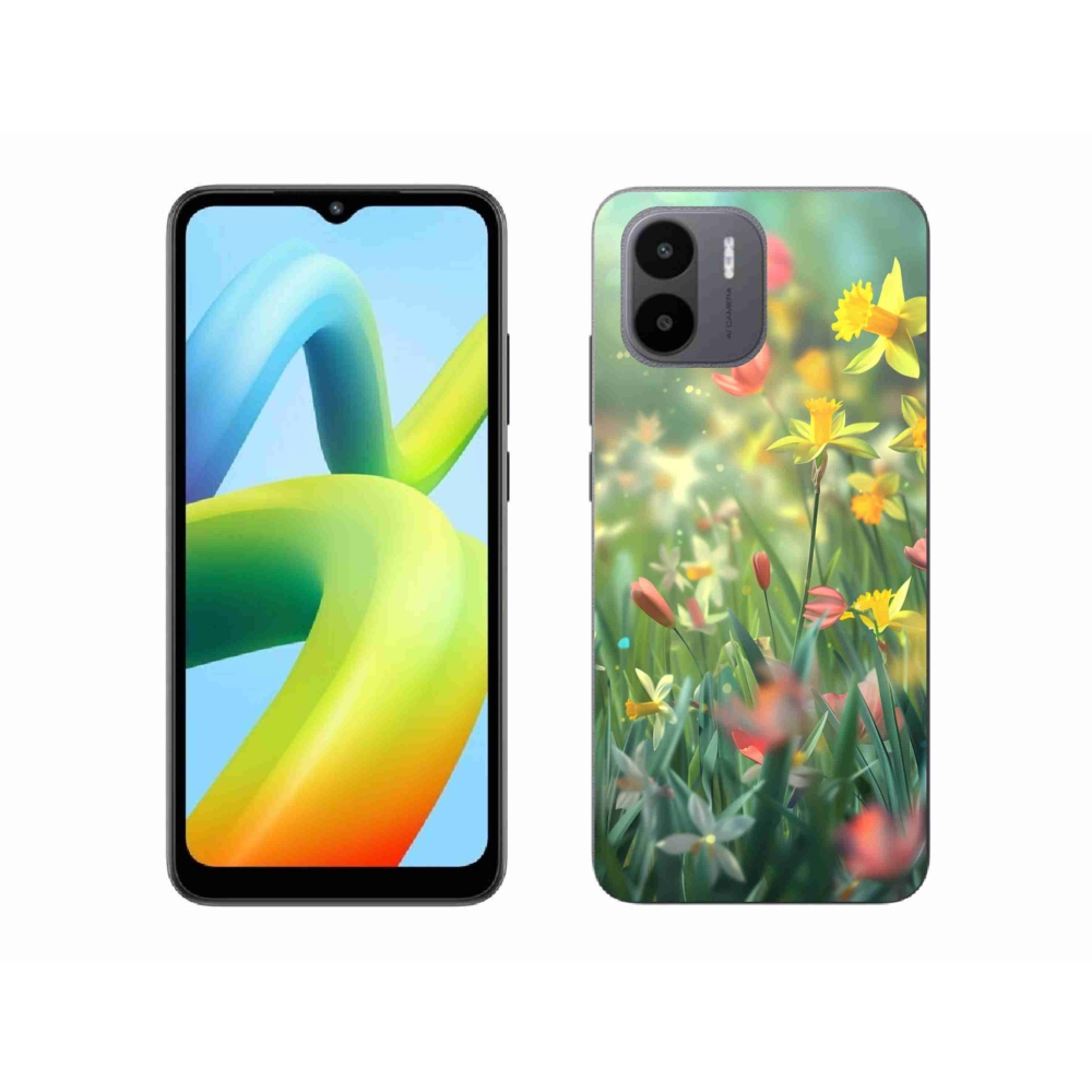 Gélový kryt mmCase na Xiaomi Redmi A1 4G - jarné kvety
