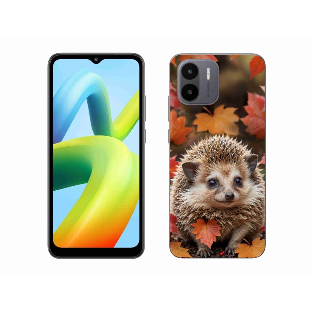 Gélový kryt mmCase na Xiaomi Redmi A1 4G - ježko v lístia