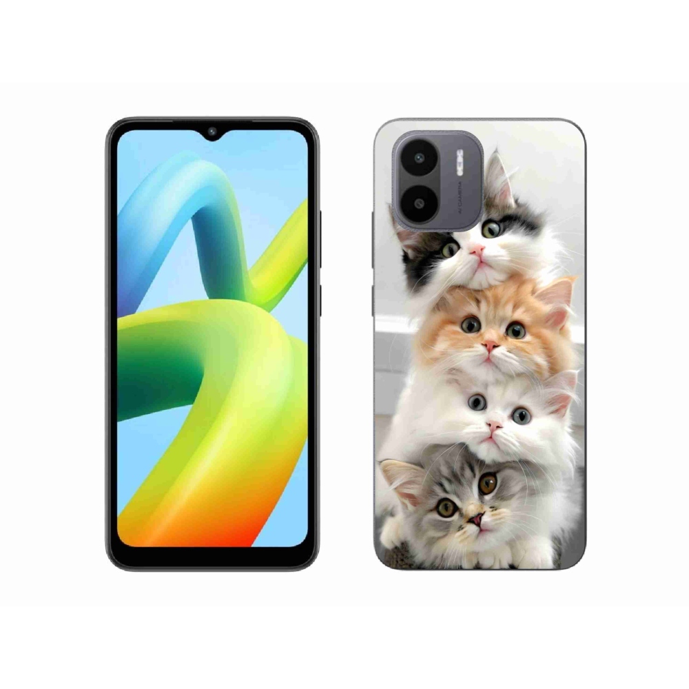 Gélový kryt mmCase na Xiaomi Redmi A1 4G - mačacia partia