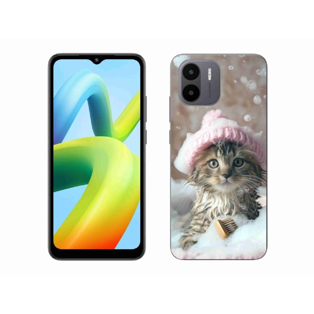 Gélový kryt mmCase na Xiaomi Redmi A1 4G - mačiatko a kúpeľ
