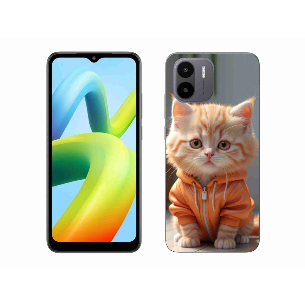 Gélový kryt mmCase na Xiaomi Redmi A1 4G - mačiatko v mikine