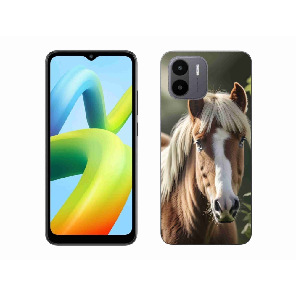 Gélový kryt mmCase na Xiaomi Redmi A1 4G - kôň so svetlou hrivou