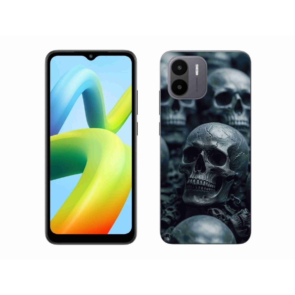 Gélový kryt mmCase na Xiaomi Redmi A1 4G - lebka 2